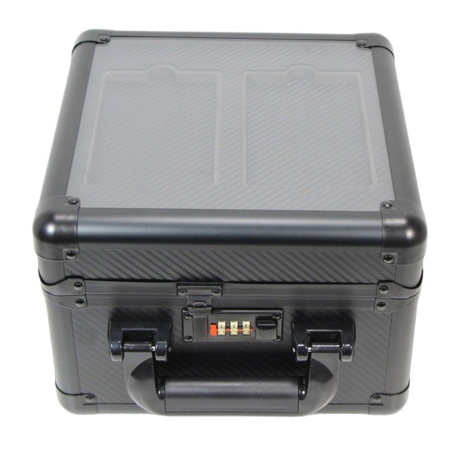 arctrm Trading Card Box Graded Card Organizer Multipurpose with Dividers Hard Shell with Password Lock Tool Case Sports Cards Holder