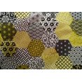 thumbnail image 5 of oneOone Cotton Silk Yellow Fabric Geometric Sewing Craft Projects Fabric Prints By Yard 42 Inch Wide, 5 of 5