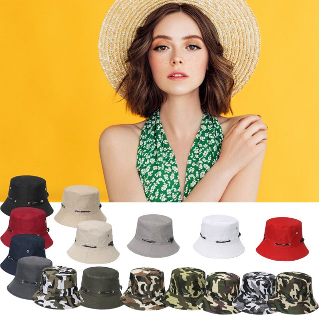 VONKY Comfortable And Breathable Fisherman Hat For Sun Protection Sunscreen Fisherman Cap Hat Summer khaki 58cm 1Set