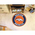 thumbnail image 1 of FanMats 17957 27 in. dia. Denver Broncos Roundel Mat, 1 of 4