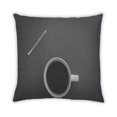 thumbnail image 2 of Ahgly Company Color Focus Black Coussin Décoratif d'Intérieur, 18 Po X 18 Po, 2 of 6