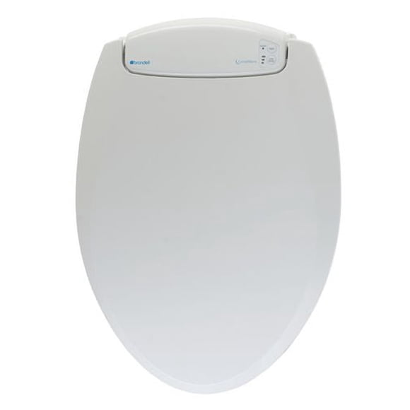 Siège chauffant de toilettes avec veilleuse-ronde blanc- LumaWarm