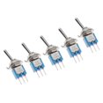 thumbnail image 4 of Miulika Premium 3PDT Triple-Pin PCB Lug Switch Bundle , Blue, 2 Pcs, 4 of 8
