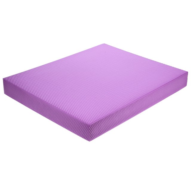 Portable TPE Balance Pad Non-slip Yoga Cushion Stability Mobility Balance Trainer for Core Training Physical Yoga (Purple)