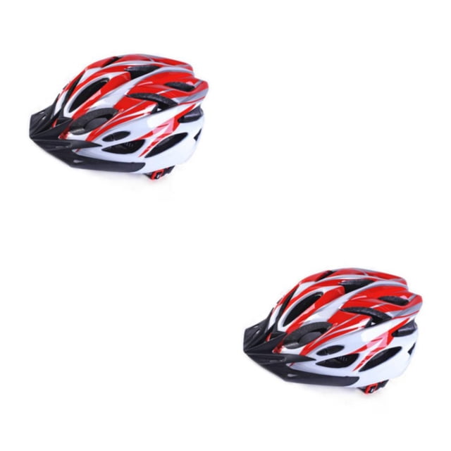 ZheElen PC Confortable Vélo pour Hommes - Léger Résistance à l'Air Réduite Résistance aux Impacts Réglable Sans Fardeau Conduite Rouge Blanc 2 Ensembles