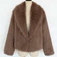 thumbnail image 4 of Tranfacy Manteaux d'Hiver pour Femmes, Manteaux en Molleton pour Femmes, Manteaux Chauds en Molleton pour Dames avec Col Rabattu pour Vêtements d'Extérieur d'Hiver Unis, 4 of 6