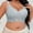 Blue, variant on Seamless Gel Bra for Plus Size Full Coverage Wireless Comfort Support Women’s Everyday Wear Unlined Wireless Bra with Gel Inset for All Seasons
