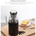 thumbnail image 2 of 2X Cold Brew Coffee Maker,Iced Tea Pitcher Infuser with Lid&Scale,Dual Use Filter Coffee Pot ,51Oz/1.5L, 2 of 6