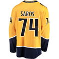 thumbnail image 2 of Juuse Saros Nashville Predators NHL Fanatics Breakaway Home Jersey, Small, 2 of 3