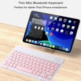 thumbnail image 5 of YOPTOP Mini Wireless Bluetooth Keyboard Compatible with iPad 9th 2021/ 8th 2020 /7th Generation 10.2 inch  iPad Pro  iPad Air  iPad Mini  All iPhones and Other Bluetooth Enabled Devices,black, 5 of 5