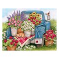 thumbnail image 1 of 12*16 Inch Flower DIY 5D Diamond Painting Kit Full Drill Diamond Painting Summer Flower Pattern Acrylic Rhinestone Mosaic Painting Craft Home Wall Decor Gift Frameless, 1 of 8