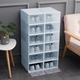 thumbnail image 1 of Boovnll Shoe Rack, Multifunction Detachable Sturdy Plastic Stackable Rack Shoe Storage Organizer, Shoe Organizer for Entryway, Dormitory, Bedroom, Bathroom, Shoe Storage, 1 of 6