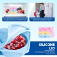 thumbnail image 4 of Maoww Small Containers With Lids Storing Snacks And Fruits Salad Dressing For School Lunches blue, 4 of 6