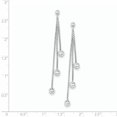 thumbnail image 2 of Sterling Silver Polished Bead Post Dangle Earrings QE8856, 2 of 2