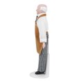 thumbnail image 5 of Cergrey Miniature de Maison de Poupée Homme Serviteur, Miniature de Maison de Poupée Modèle de Poupée en Porcelaine Ornement Chef de Poupée Serviteur Accessoires de Maison de Poupée, 5 of 5