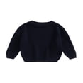 thumbnail image 1 of Chandails à Col Bébé Manches Longues Pulls Tricotés Amples, 1 of 6