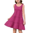 thumbnail image 3 of RXIRUCGD 2025 Vêtements d'Été pour Enfants Robe Décontractée Mignonne à Manches Courtes et Col Rond pour Enfants et Filles, 3 of 6