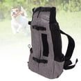 thumbnail image 1 of Dog Carrier Backpack, Shock Proof Built in Safety Buckle Breathable Mesh Pet Backpack Light Weight Portable with Reflective Strip for Travel for Walking XS,S,M,L, 1 of 7