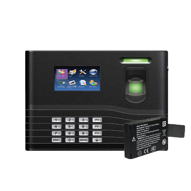 ZK IN01-A TCP/IP USB Biometric Fingerprint Door Access Control And Time Attendance System With Battery Optional RFID Card Reader ,Accurate Calculations