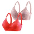 thumbnail image 1 of Timegard 2 Pc Bras Summer for Women Adjustable Strap Lace Full Coverage Wirefree Comfortable Everyday Bra, 1 of 3