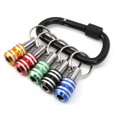 thumbnail image 1 of 5 Pack Keychain Screwdriver Bit Holders, Aluminum Alloy Screwdriver Bit Holders, 3 Slot Portable Screwdriver Bit Holders, 1/4 In Quickrelease Tool, for Drill Bits,Pneumatic Sockets Posts, 1 of 9