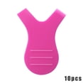 thumbnail image 1 of 10pcs/bag Eyelash Brushes Plastic Eyelash Eyelash Perm Tools Lifting Perm Comb Y Shape Portable Makeup Tools, Rose Red, 1 of 7