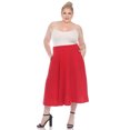 thumbnail image 4 of White Mark Jupe Midi Évasée Tasmin pour Femmes, 4 of 6