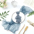 thumbnail image 2 of Blue Polyester Coarse Napkins 50X50 Cm for Weddings Parties Decoration Soft Textured 19.6X19.6 Inches, 2 of 7