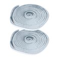 thumbnail image 4 of Gupbes 2Pcs Sealing Strips Soundproof Anti‑Collision Dustproof Brush Strip, Windproof Brush Strip, 9x9mm Window Brush Strip For Glass Doors Plastic Steel Window, 4 of 8
