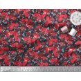 thumbnail image 3 of Soimoi Cotton Voile Fabric Raspberry,Strawberry & Cherry Fruits Print Sewing Fabric Yard 42 Inch Wide, 3 of 3