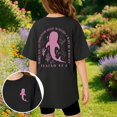 thumbnail image 2 of T-Shirt Décontracté à Manches Courtes pour Filles, Col Rond, Haut Imprimé, Tissu Extensible Confortable pour le Quotidien, l'École et les Activités Extérieures, Âges 3-13, 2 of 6