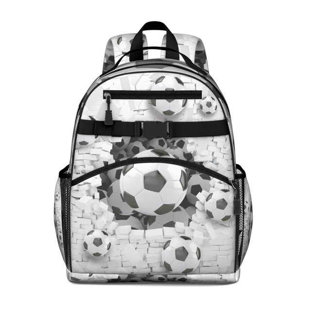 Golf Student Backpack Adjustable Shoulder Straps Chest Buckle Lightweight Durable School Backpack