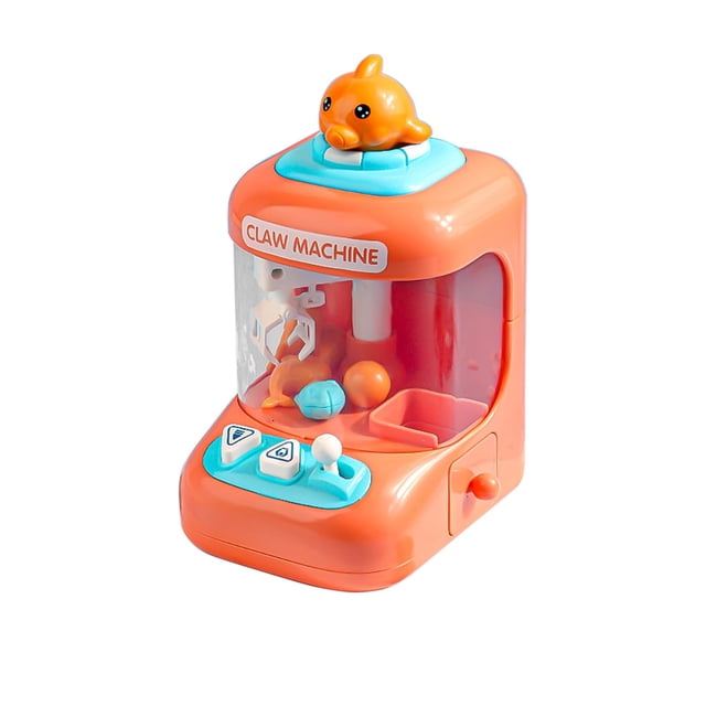 YIMWNYI Mini Claw Toy, Interactive Claw Machine, LED Light Effects, Fun Arcade Experience, Encourages Hand Eye Coordination, Portable and Lightweight Claw Game