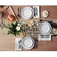thumbnail image 3 of Chemin de Table Halloween, Chemin de Table Rustique Corbeau et Dos Rétro pour Fête d'Anniversaire Cuisine Table à Manger Décoration Maison, 13x90 Po, 3 of 8