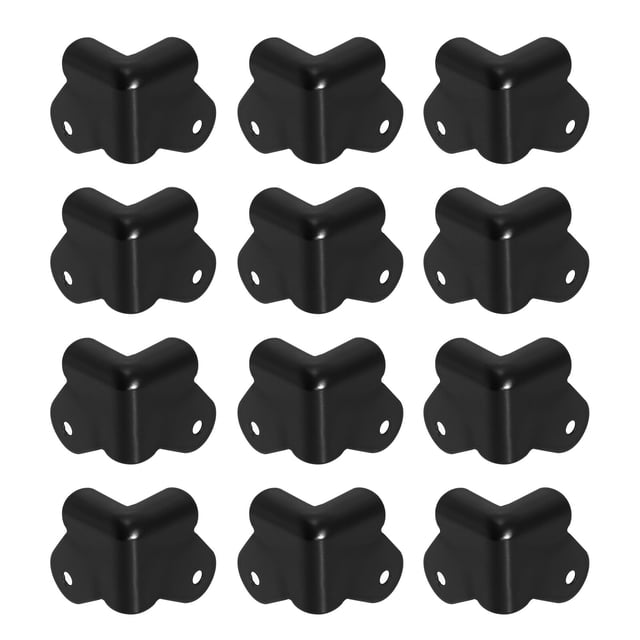 Shisuyan Protecteurs d'Angle pour Haut-Parleur Armoire Fer 24 Pcs 1.6 Po Carré