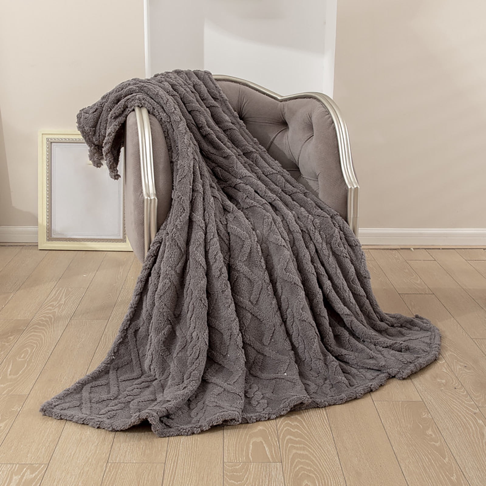 Clearance Items! Gspmoly 100X120Cm Super Soft Warm Solid Warm Fleece Blanket Throw Rug Sofa Bedding Clearance Items