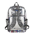 thumbnail image 2 of Sac à Dos en PVC Transparent Approuvé pour Stade Grande Capacité Sac de Jour de Voyage pour Hommes Femmes Sports de Plein Air Course Gym Randonnée / Sac de Sécurité Transparent pour Enregistrement avec Bandoulière Ajustable Nettoyage Facile Léger, 2 of 6