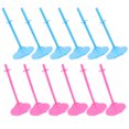thumbnail image 3 of SHISUYAN Doll Stand Holder for Action Figures and Dolls Display Assorted Color Plastic 12pcs, 3 of 8