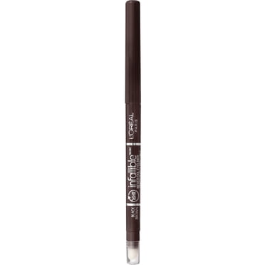 L'Oreal Paris Infallible Original Eyeliner, Mechanical Pencil Eyeliner with Built In Smudger, Black Brown