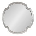thumbnail image 2 of Kate and Laurel Susannah Miroir Rond à Bord Festonné, 28, Argent, Miroir Arrondi pour Déclaration, 2 of 8