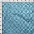 thumbnail image 4 of oneOone Cotton Poplin Medium Blue Fabric Block Craft Projects Decor Fabric Printed By The Yard 56 Inch Wide-T7, 4 of 5