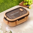 thumbnail image 1 of RKSTN Lunch Box Meal Prep Containers Adult Bento Box, Stackable 3-Compartment Lunch Box with Removable Utensil Set and Sealing Strap, Bpa-Free, Food Container Ideal for Meal Prep, Work, 1 of 5