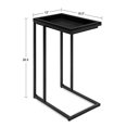 thumbnail image 4 of Kate and Laurel Lockridge Foldable Modern Side C-Table, 18.5" x 12" x 26.75", Black, 4 of 5