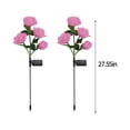 thumbnail image 3 of LSLJS Solar Garden Lights - 4 Head Floral Sway Light Solar Light-Solar Sway Lights- Sway with The Wind- Solar Outdoor Lights- Solar Garden Decorative Lights- Patio Ya, Solar Light, 3 of 6