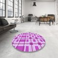 thumbnail image 4 of Ahgly Tapis Rectangulaire Lavable en Machine Intérieur Transitionnel Fleur Rose, 7 Pieds x 10 Pieds, 4 of 7