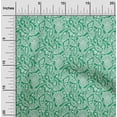 thumbnail image 2 of oneOone Georgette Viscose Green Fabric Asian Block Sewing Craft Projects Fabric Prints By Yard 42 Inch Wide, 2 of 4
