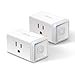 thumbnail image 3 of Kasa Smart Plug Mini 15A Apple HomeKit Supported Smart Outlet Works with Siri Alexa & Google Home UL Certified App Control Scheduling Timer 2.4G WiFi Only 2-Pack (EP25P2) White, 3 of 4