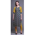 thumbnail image 2 of Bimba Cotton Printed Straight Kurtis For Women Panel Kurta Summer Tunic-X-Large, 2 of 6