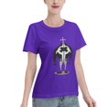 thumbnail image 2 of T-Shirt Basique à Manches Courtes pour Femme une Pièce Grand Ours, 2 of 6
