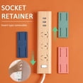 thumbnail image 4 of 4x Socket Holder Plug Fixer Wall-Mounted Power Strip Punch-free Holders P8S1, 4 of 8